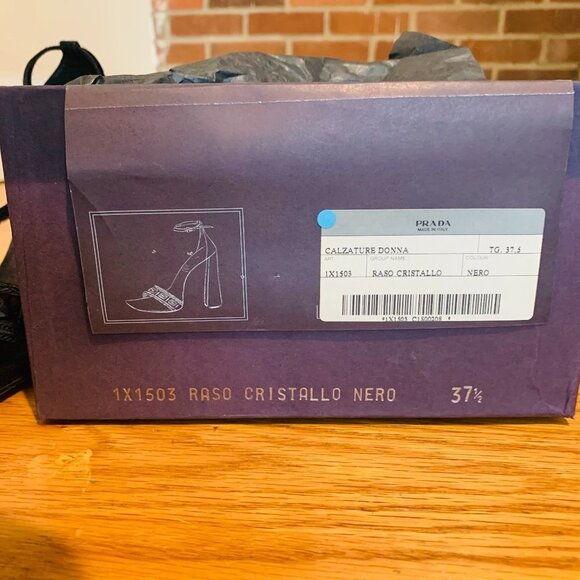 Prada 7.5 US 37.5 EU Heels Shoes Platform Heel - Picture 3 of 16